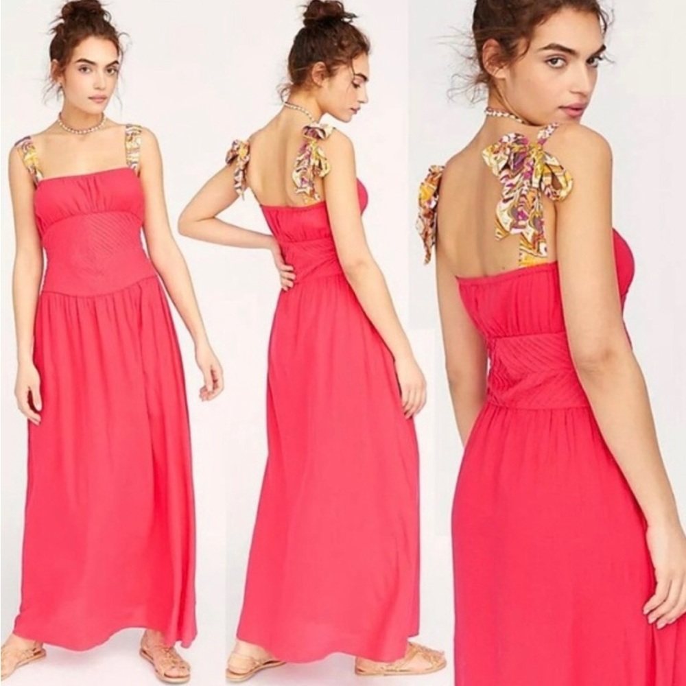 Free People Santorini Maxi Dress Tie Straps (Size 2)